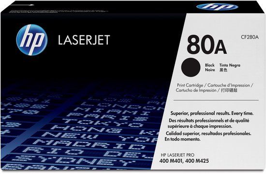 HP 80A Original Black LaserJet Toner Cartridge