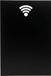 Securit® Silhouette wifi-wandkrijtbord in zwart