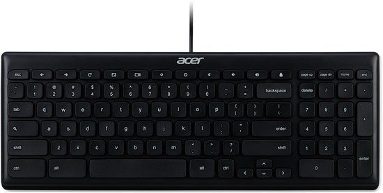 Acer AKB910 Chrome USB toetsenbord US International zwart