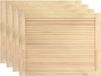 vidaXL - Kastdeuren - met - lamellen - 4 - st - 39,5x59,4 - cm - massief - grenenhout