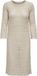 JDY JDYSUN LAY 3/4 BOAT NECK DRESS KNT NOOS Dames Maxi jurken