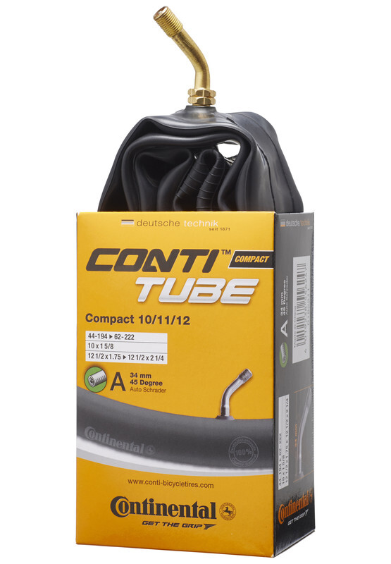 Continental Compact 10/11/12 binnenband AV 34 mm / 45° zwart
