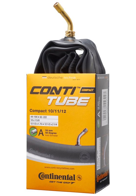 Continental Compact 10/11/12 binnenband AV 34 mm / 45° zwart