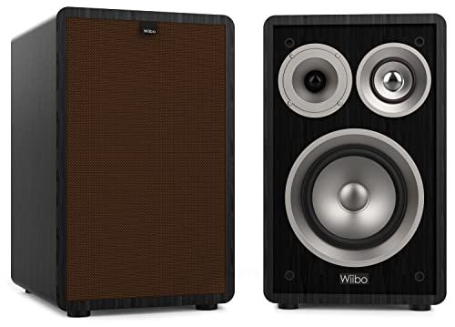 WIIBO ACOUSTICS Wiibo Vintage 6 zwarte luidspreker rek 3-weg 100 W paar