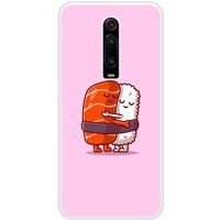 Mi 9T Sushi hug bedrukt siliconen hoesje