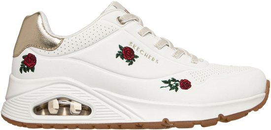 Skechers UNO - CHAMPAGNE & ROSES Dames Sneakers - Wit - 39 EU