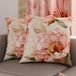 PETTI Artigiani Italiani - 1 paar kussenslopen 40 x 40 cm van microvezel, decoratief kussen voor slaapkamer, bank, woonkamer, set van 2 kussenslopen, bloemenpatroon 20, 100% Made in Italy