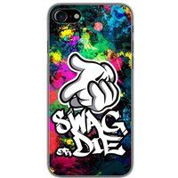 1001 coques Apple iPhone 7 Swag or die bedrukt siliconen hoesje