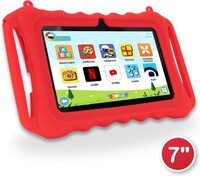 DEPLAY Kids Tablet LITE - Kindertablet - Kindertablet vanaf 3 jaar - 3000 mAh Batterij - Beschermhoes & Screenprotector - Android 12 – Tablet Kinderen - 7 Inch - Rood