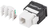 Lanberg Keystone - RJ45 UTP Cat.6a - 180° - Beznarzędziowy - LSA