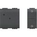 Bticino L4510C Gateway Lampen, jaloezieën, stopcontacten verbonden met app-besturing of stem + scenariobesturing draadloos in- of uitstappen inclusief, Smart Home, LivingLight, zwart, normaal