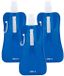 Merkloos / Sans marque Makito Western Europe (mkto) Opvouwbare Waterfles - Blauw - Kunststof - 400 ml - 6 Stuks