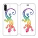 Beschermhoes Wiko Beschermhoes voor Wiko View 4 / View 4 Lite, leer, motief: Dieren, Maori Salamander