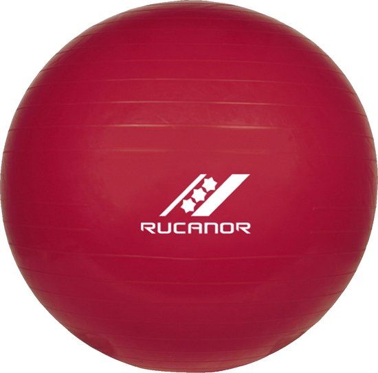 Rucanor Fitnessbal - 75 cm - Rood