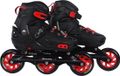 Endless EL1033 Verstelbare Inline Skates Groot 39–43 EU | Rood | 100mm PU Driewiel Skates | Aluminium Chassis | ABEC 9 Lagers