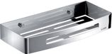 Gedy G-Hanoi doucheplank, rechthoekig, van roestvrij staal 304 met chroom-afwerking, R&S-design, afmetingen: 4,5 x 30 x 12,8 cm en 0,612 kg