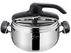 Lagostina Preziosa Lagoeasy'Up autocuiseur, 3,5 l, acier 18/10, métallique
