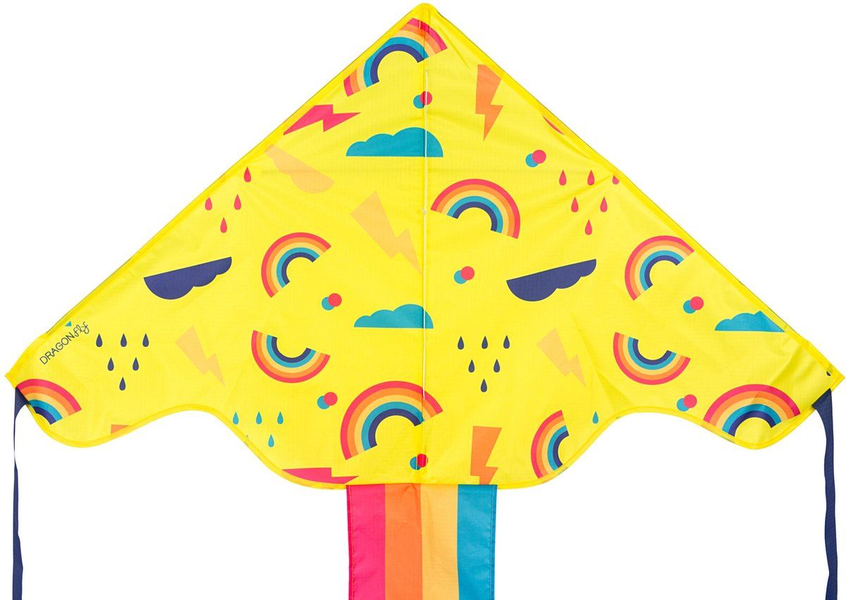 Dragonfly Staartvlieger - Summer - Geel/Roze/Oranje/Blauw - 8716404327712