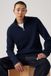 Levi's pull avec quart de zip - Homme - XL - Bleu / Naval Academy
