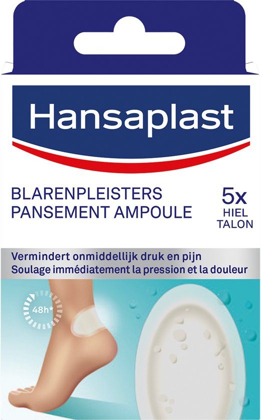 Hansaplast Blarenpleister - Anti Blaar - Groot - 5 stuks
