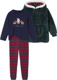Vertbaudet Pyjama set en sweater met capuchon voor jongens