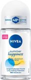 NIVEA Deodorant Roller Summer Happiness - 3 x 50 ml