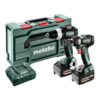 Metabo Metabo Accu-Combo-set 2.8.4 18 V (685196000) BS 18 LT BL + SSD 18 LT 200 BL; metaBOX 145 L Aantal:1