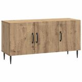 vidaXL TV-kast 99 x 34,5 x 50 cm Artisanaal eiken Bewerkt hout