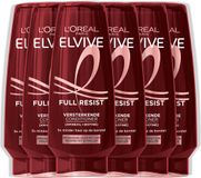 L'Oréal Paris Elvive Full Resist Conditioner - Versterkende Conditioner Voor Breekbaar Haar - Met Aminexil + Biotine - 6x200ml