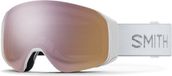Smith 4D MAG S White Chunky Knit Chromapop Everyday Rose Gold Mirror Skibril