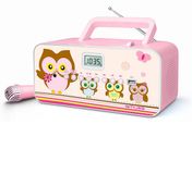 Muse Electronics Muse M-29 KP Draagbare Radio/CD/MP3 speler - Roze