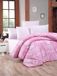 Nuit Des Rêves Ranforce Single XXL Quilt Coverset, 100% katoen, 155 x 220 cm, roze en wit