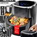 Retoo OR1313 friteuse à air - 4 litres, 1200 W, 8 programmes, écran LCD, 80-200 °C
