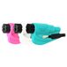 resqme Autobeveiligingssleutelhanger, Raambreker en Veiligheidsgordelsnijder, Noodhamer, Gemaakt in de VS, Roze, Wit, Blauwgroen, Set van 3