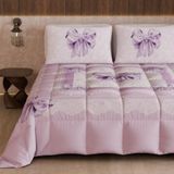 PETTI Artigiani Italiani Winterdekbed 170 × 260 cm, Lila strik
