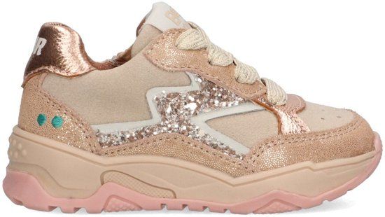 BunniesJR 225876-974 Meisjes Lage Sneakers - Roze - Leer - Veters