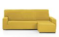 Martina Home Túnez, chaise longue, korte hoek deel rechts, goud (vooraanzicht)