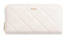 GUESS Libby SLG Zip Around Wallet Cream White crème
