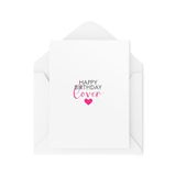 Grappige Happy Birthday Lover Grappige verjaardagskaarten - Beste Vriendkaarten - Man of Vrouw Kaarten - Grap Kaarten voor Vrienden en Familie - CBH1915