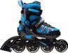 Zandstra 2-in-1 Schaats/Skate Combo Junior (verstelbaar) Blauw/Zwart/Zilver