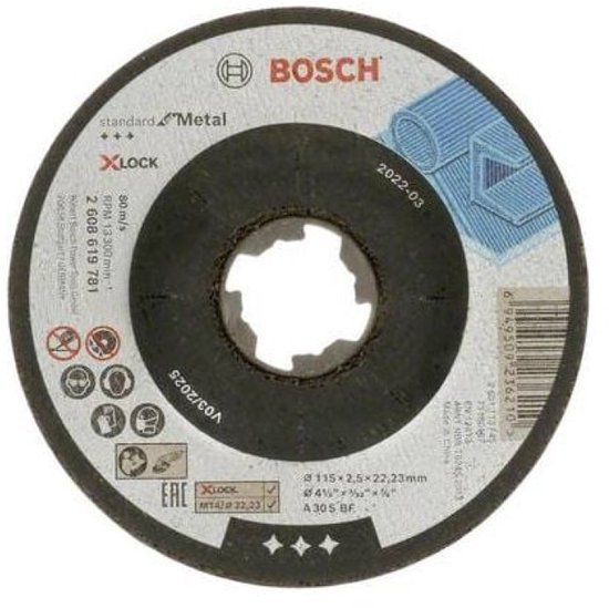 Bosch Professional Bosch PRO Metal X-Lock snijschijf 115 x 2,5 x 22,23 mm