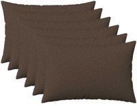 vidaXL Kussensloop Taupe 40 x 60 cm Stof (6 stuks)