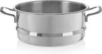 orion group Stoommand Edelstaal ANETT 26 cm, 5,5 l - Stoominzet - Groentenstomer
