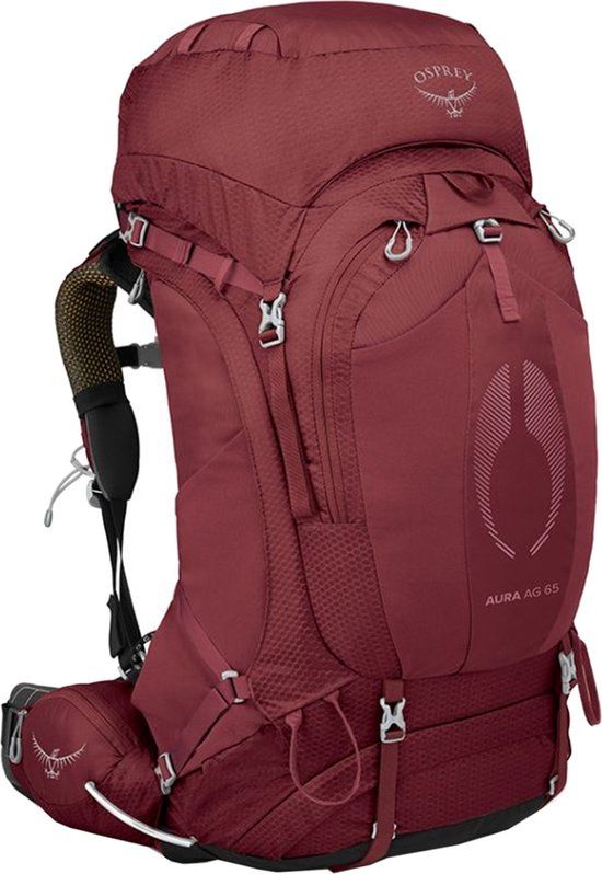 Osprey Aura AG 65L Wandelrugzak Dames Rood