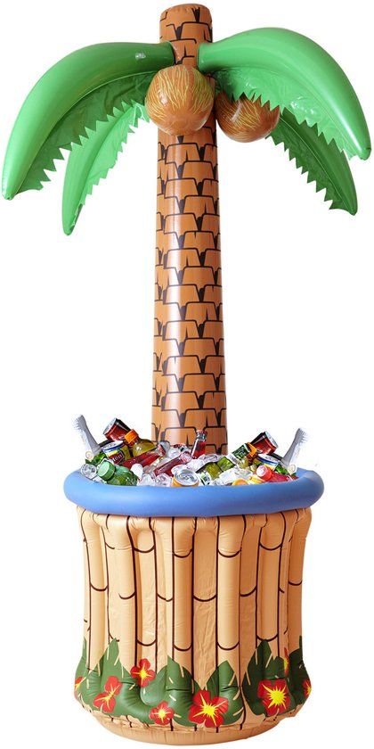 Vegaoo Opblaasbare palmboom Hawaii - Feestdecoratie