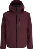JACK & JONES Tussenjas 'JCOLegacy' rood / wit