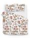 Zohome Shenell Dekbedovertrek - Tweepersoons - Katoensatijn - 200x200-220cm - Multi