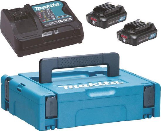Makita 197658-5 CXT 12V Max Accu Starterset - 2x 2.0Ah + Lader