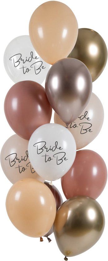 Folat - Ballonnen Bride To Be (12 stuks - 33 cm)