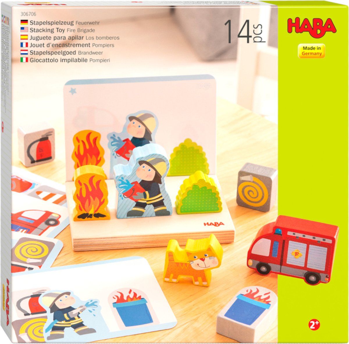 Haba Stapelspeelgoed - Brandweer - 2+ - Multi